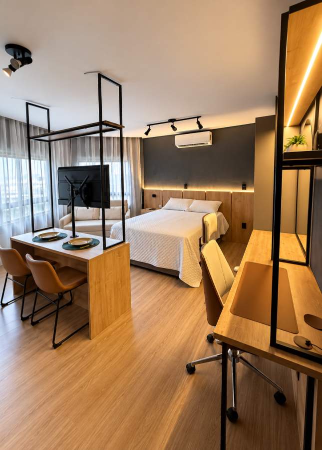 Flat/Apart Hotel, 1 quarto, 29 m² - Foto 1